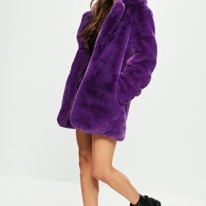 ISO this MISSGUIDED Purple Fur Coat!